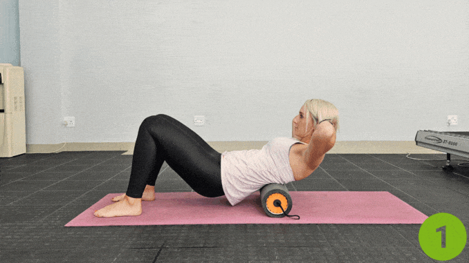 Back foam Roller - Corrective Posture Exercises