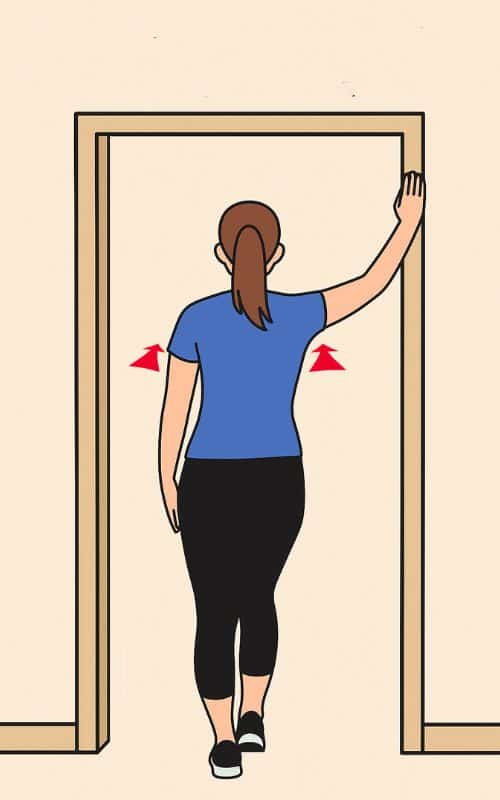 Doorway Pec Stretch (One Arm Overhead)