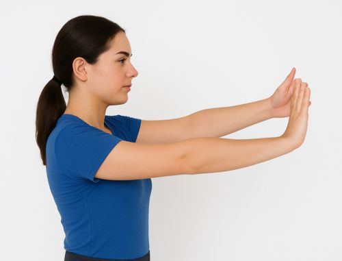Wrist Flexion Stretch- wrist strengthening exercises