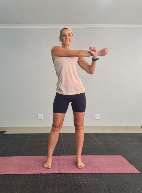 Cross-Body Shoulder Stretch - Shoulder Massage Exercises