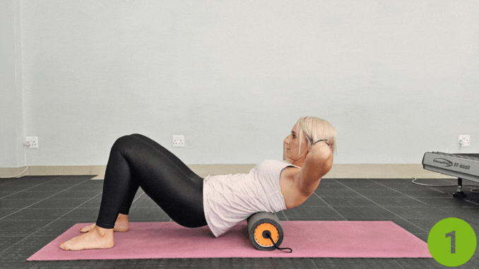 Foam Roller Upper Back Release