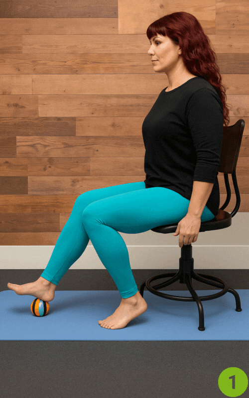 Rolling Out feet - foam roller routine
