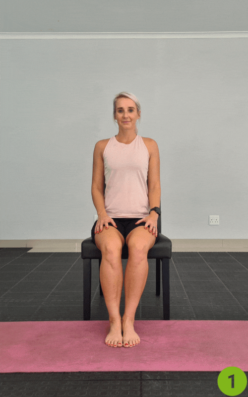 Seated-Shoulder Rolls - Postural Correction Exercises