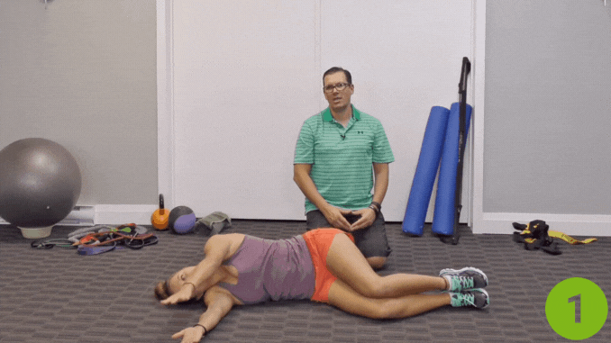 Modified Open-And-Close Exercise- back strengthening exercises