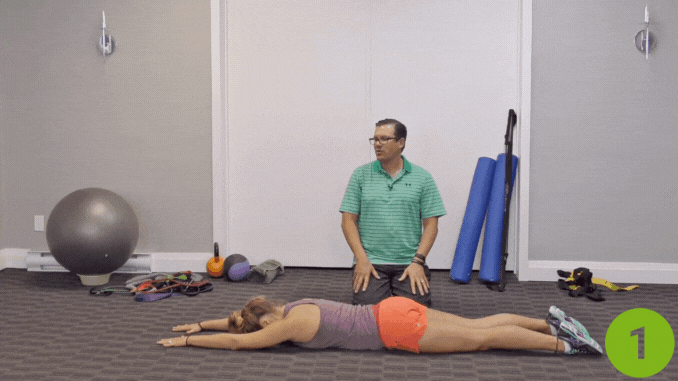 Bird Dog Exercise (Superman Variation)