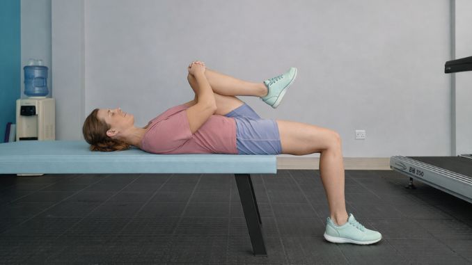 Supine Hip Flexor Stretch