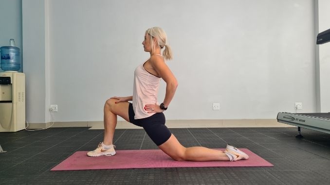 Half-Kneeling Hip Flexor Stretch
